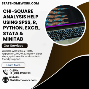 Chi-Square Analysis Help Using SPSS, R, Python, Excel, STATA & Minitab