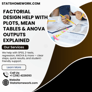 Factorial Design Help With Plots, Mean Tables & ANOVA Outputs Explained