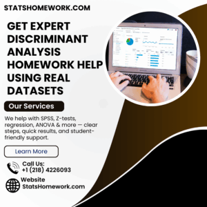 Get Expert Discriminant Analysis Homework Help Using Real Datasets