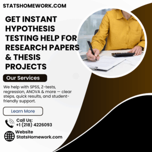 Get Instant Hypothesis Testing Help for Research Papers & Thesis Projects