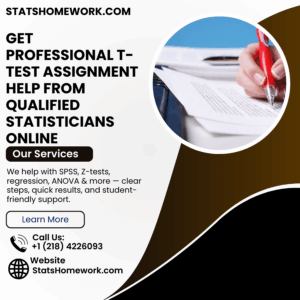 Get Professional T-Test Assignment Help From Qualified Statisticians Online