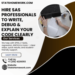 Hire SAS Professionals to Write, Debug & Explain Your Code Clearly