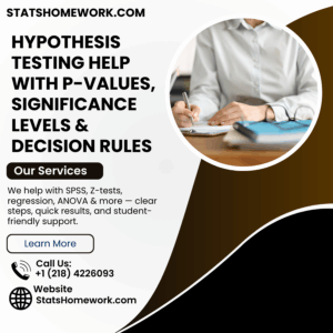 Hypothesis Testing Help With P-Values, Significance Levels & Decision Rules