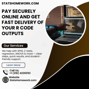 Pay Securely Online and Get Fast Delivery of Your R Code Outputs