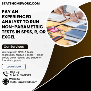 Pay an Experienced Analyst to Run Non-Parametric Tests in SPSS, R, or Excel