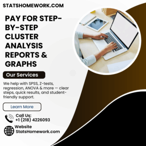 Pay for Step-by-Step Cluster Analysis Reports & Graphs